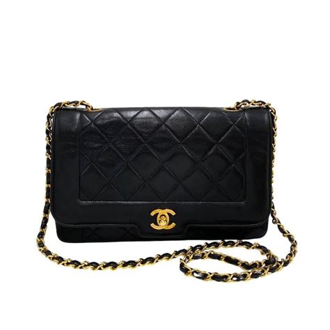 chanel black diana bag|Chanel diana bag 25cm.